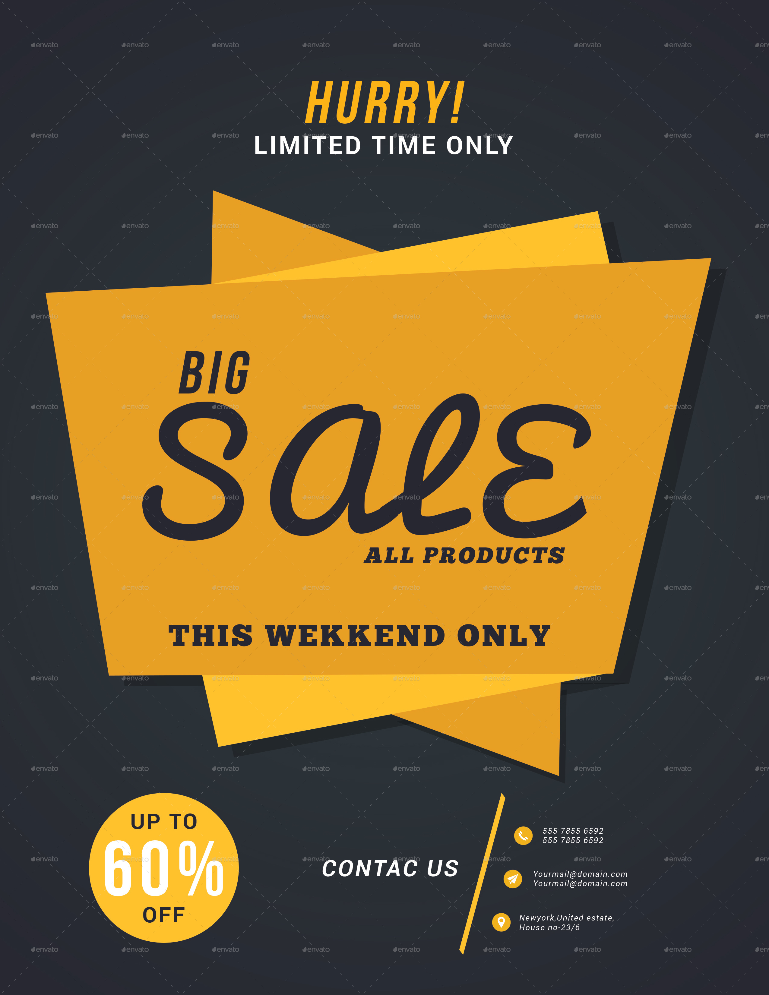 Big Sale Flyer by Abirhasan GraphicRiver
